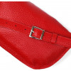 SHVIGEL Жіноча шкіряна сумка червоного кольору на пояс  (16372) - зображення 4