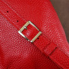 SHVIGEL Жіноча шкіряна сумка червоного кольору на пояс  (16372) - зображення 8