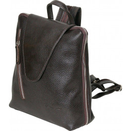 VIP Collection Коричневий жіночий рюкзак з натуральної шкіри  (21105)
