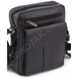 Leather Collection Кожаная мужская недорогая сумка  (10334) (7002bl)