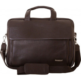 VIP Collection Элитная кожаная деловая сумка под ноутбук 15 дюймов с плечевым ремнем в комплекте от  (0-2024)