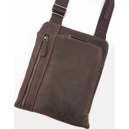 Vatto Мужская наплечная сумка-планшет коричневого цвета  (12127)