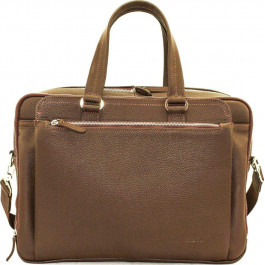 Vatto Кожаная сумка для ноутбука коричневого цвета  (12123)