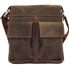 Vatto Мужская сумка из винтажной кожи коричневого цвета  (12069)