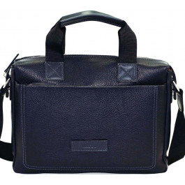 Vatto Деловая мужская сумка мессенджер под формат А4 синего цвета  (12006)