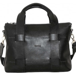 Vatto Элегантная черная мужская сумка под формат А4   (11960)
