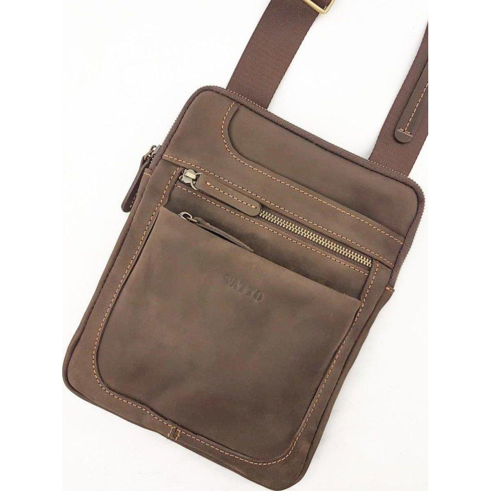 Vatto Мужская наплечная сумка коричневого цвета  (11845) - зображення 1