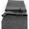 Vatto Наплечная сумка планшет черного цвета из двух видов кожи  (11756) - зображення 3