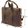 Vatto Мужская сумка с ручками коричневого цвета  (11645) - зображення 4
