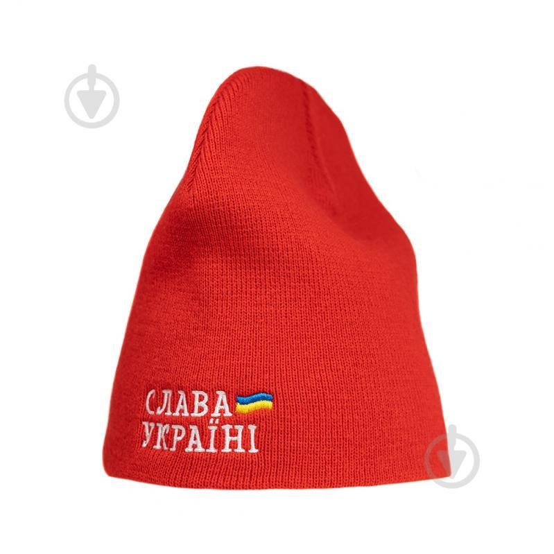 CoFEE Шапка  Primary Слава Україні 3000-5/6 One size Червона (3000-5/6) - зображення 1