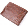 Karya Добротний чоловічий гаманець з натуральної шкіри з тисненням під крокодила  (2421202) - зображення 2