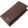 Karya Вертикальний чоловічий гаманець із натуральної шкіри коричневого кольору  (2421138) - зображення 1