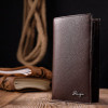 Karya Вертикальний чоловічий гаманець із натуральної шкіри коричневого кольору  (2421138) - зображення 7
