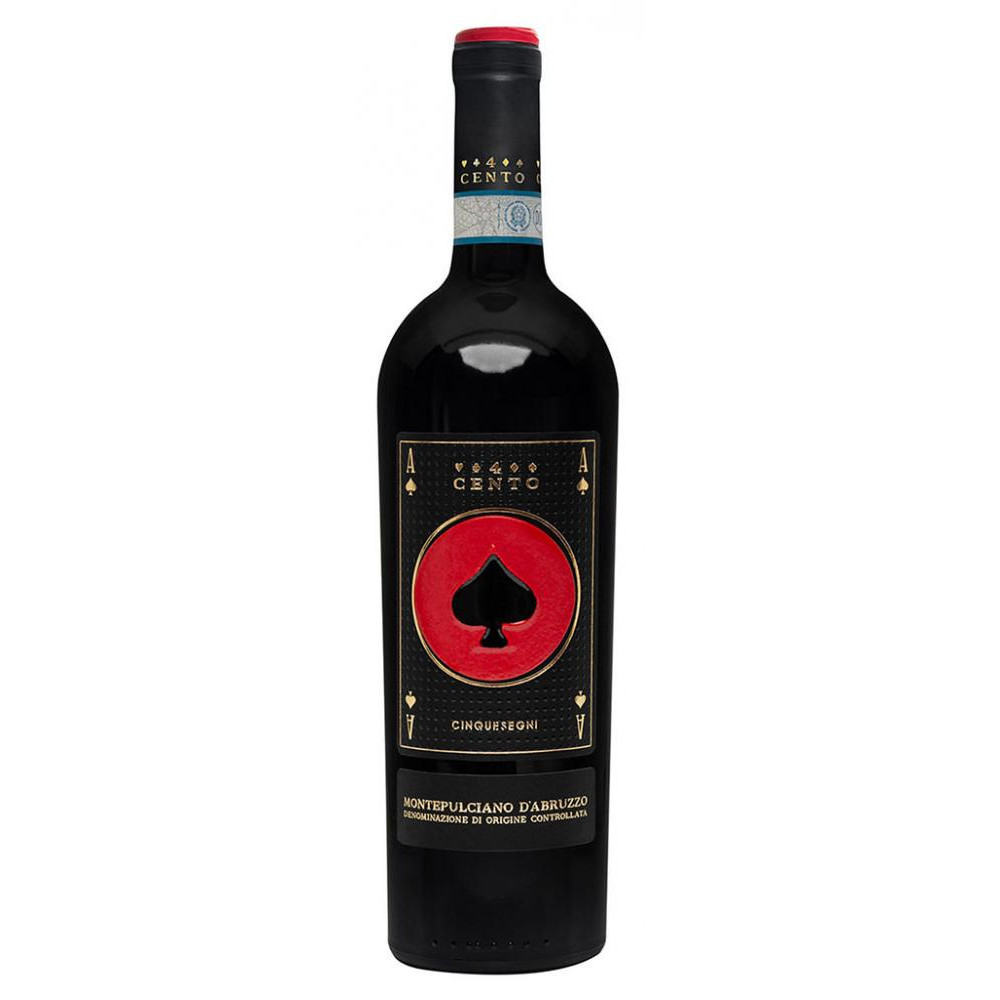 Cinque Segni Вино Ace of Spades Montepulciano d'Abruzzo 0,75 л сухе тихе червоне (8051577840157) - зображення 1