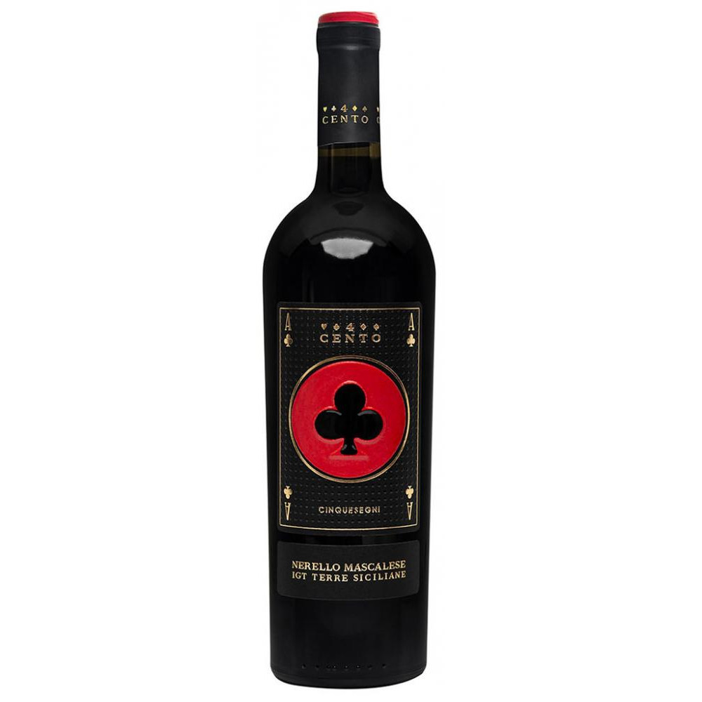 Cinque Segni Вино Ace of Clubs Nerello Mascalese 0,75 л сухе тихе червоне (8051577840133) - зображення 1