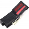 Karya Класичний чоловічий гаманець із натуральної шкіри чорного кольору з хлястиком на кнопці  (2421077) - зображення 5