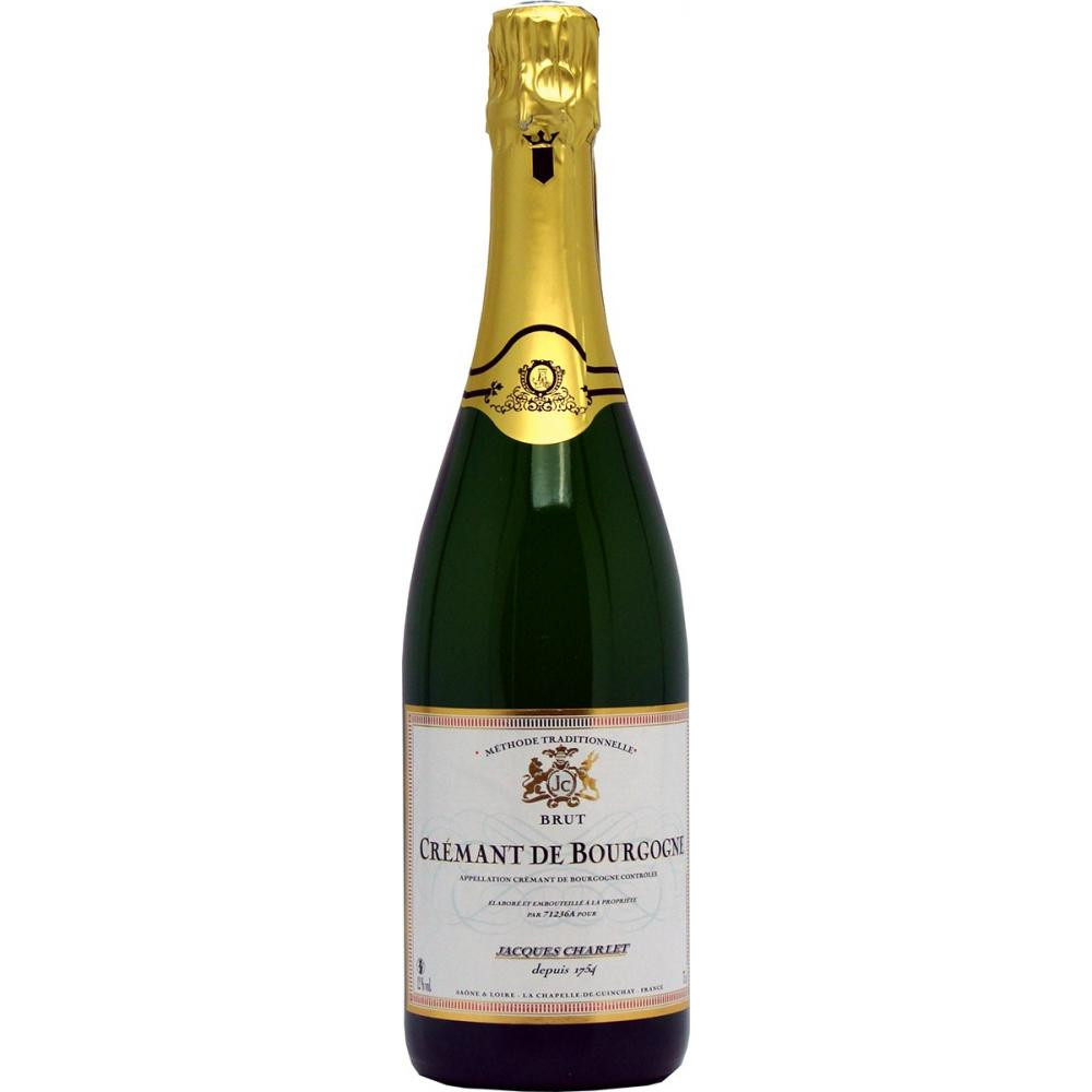Loron and Fils Вино Jacques Charlet Cremant de Bourgogne Brut 0,75 л брют ігристе біле (3298660031817) - зображення 1