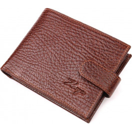   Karya Світло-коричневий чоловічий гаманець із натуральної шкіри з фіксацією на кнопку  (2421088)