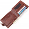 Karya Світло-коричневий чоловічий гаманець із натуральної шкіри з фіксацією на кнопку  (2421088) - зображення 6