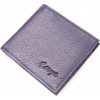 Karya Синій чоловічий гаманець із зернистої шкіри на кнопці  (2421053) - зображення 1