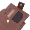 Karya Чоловічий портмоне з натуральної шкіри коричневого кольору з блоком під картки  (2421067) - зображення 3