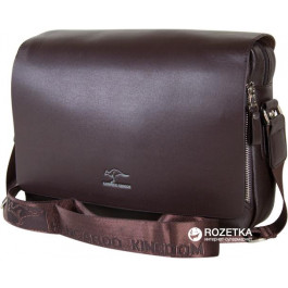 Kangaroo Мужская сумка почтальонка  темно-коричневая (7171-01)