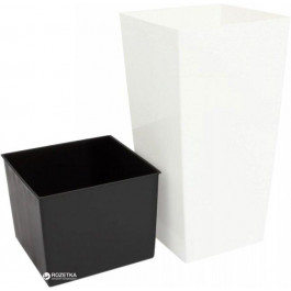 Prosperplast Горшок пластиковый Urbi square 2 в 1 50x26,5x26,5 см 26.6 л (73975-449) белый