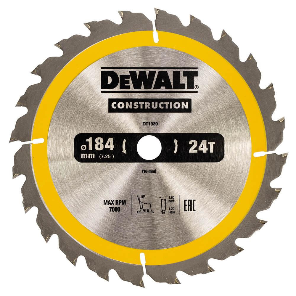 DeWALT Диск пильный DeWALT DT1939 - зображення 1