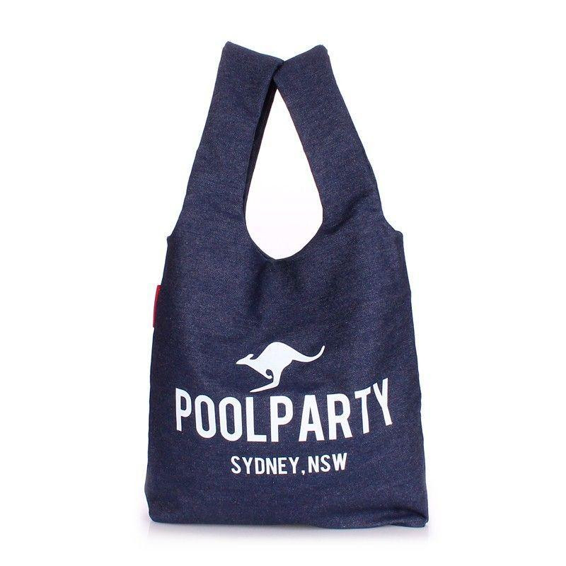 Poolparty Женская коттоновая сумка  (pool20-jeans) - зображення 1