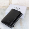 MD Leather Чорний жіночий гаманець струнної складання зі шкірозамінника  (21517) - зображення 4