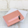 MD Leather Світло-пудровий жіночий гаманець зі шкірозамінника маленького розміру  (21519) - зображення 6