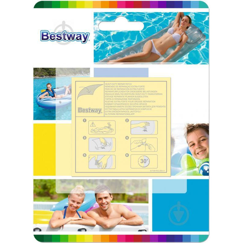 Bestway 62068, ремкомплект для надувних виробів з ПВХ - зображення 1