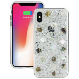 SwitchEasy Flash Case Seashell Silver for iPhone X (GS-81-444-40)