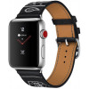 COTEetCI W13 Fashion Leather Black (WH5218-BK) for Apple Watch 38mm - зображення 1