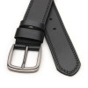 Borsa Leather Ремінь  V1115GX24-black чоловічий шкіряний чорний під джинси - зображення 2