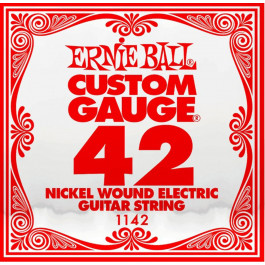 Ernie Ball Струна 1142 Nickel Wound Electric Guitar String .042