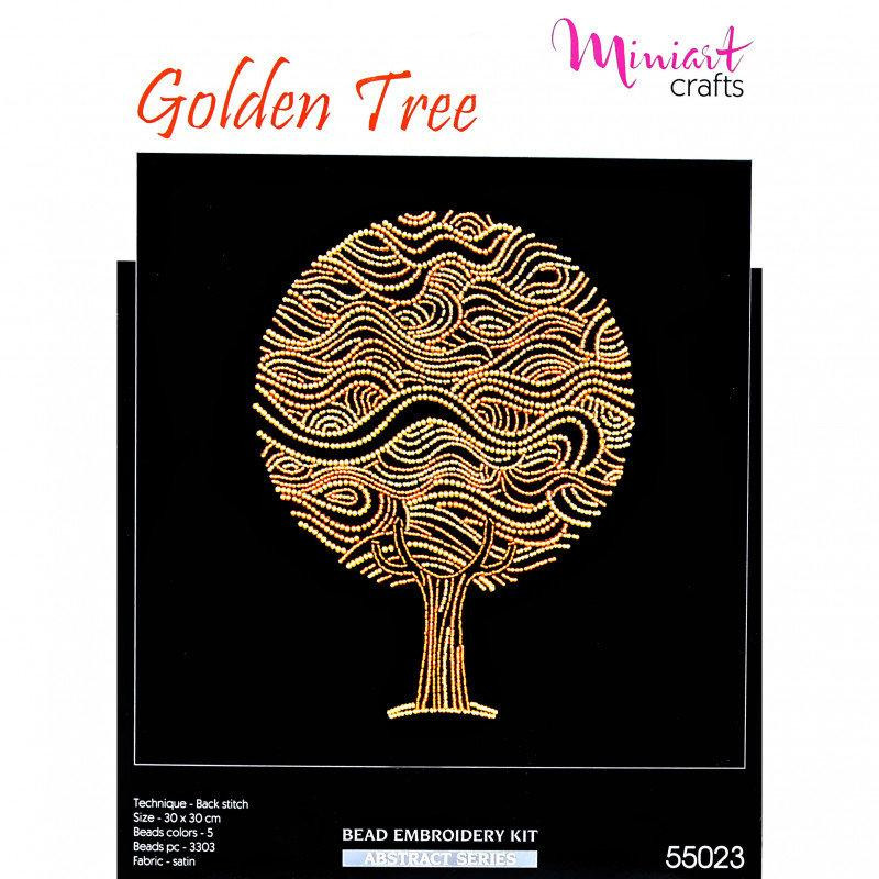 Miniart Crafts Набор для вышивания "Золотое дерево" (Miniart-Crafts55023) - зображення 1