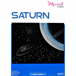 Miniart Crafts Набор для вышивки бисером Сатурн 43х34 см ( частичная ) Miniart-Crafts88001