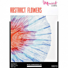 Miniart Crafts Набор для вышивки бисером Абстрактный цветок, 40х40 см (частичная ) Miniart-Crafts55013