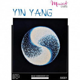 Miniart Crafts Набор для вышивки бисером Инь Янь, 30х30 см ( частичная ) Miniart-Crafts55001