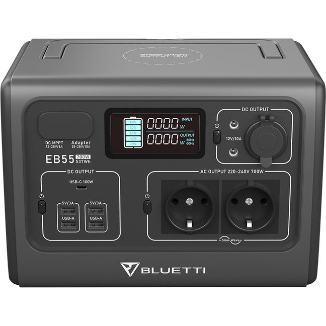 BLUETTI EB55 Portable Power Station 700W 537Wh (PB930340) - зображення 1