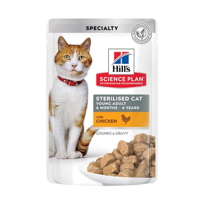 Hill's Sterilised Cat Young Adult Chicken 85 г (603992) - зображення 1