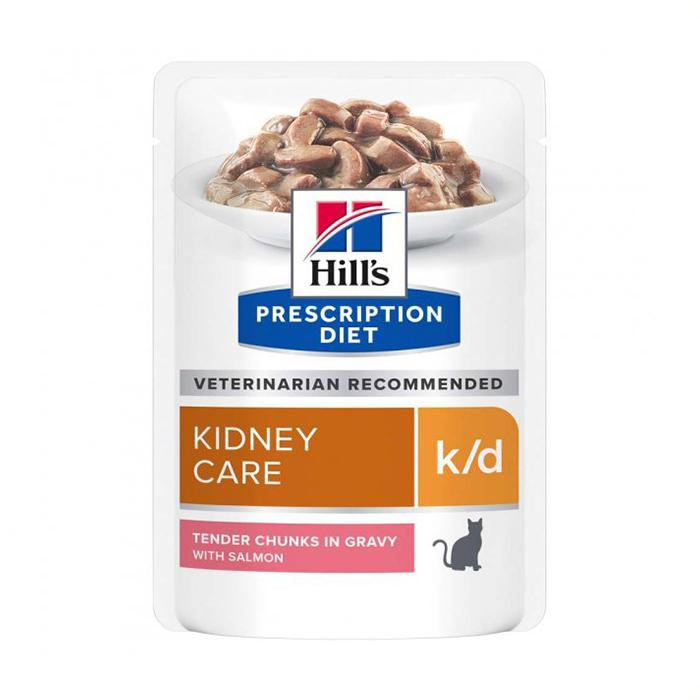 Hill's Prescription Diet Feline k/d Kidney Care Salmon 85 г (605665) - зображення 1