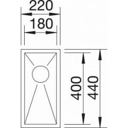   Blanco ZEROX 180-IF 521566