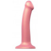 Strap-On-Me Mono Density Soft Silicone Dildo M, розовый (3700436013854) - зображення 1