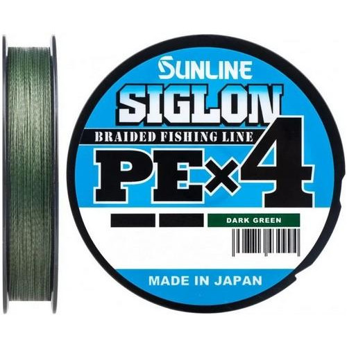 Sunline Siglon PE X4 / Dark Green / #3.0 / 0.296mm 150m 22.0kg - зображення 1