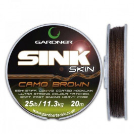 Gardner Sink Skin Brown / 20m 25lb (XSINK25B)
