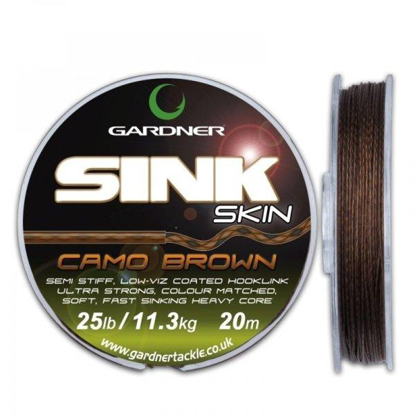 Gardner Sink Skin Brown / 20m 15lb (XSINK15B) - зображення 1