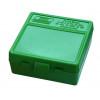 MTM Коробка для патронов MTM кал. 7,62x25; 5,7x28; 357 Mag. Количество - 100 шт. Цвет - зеленый (P-100-3 - зображення 1