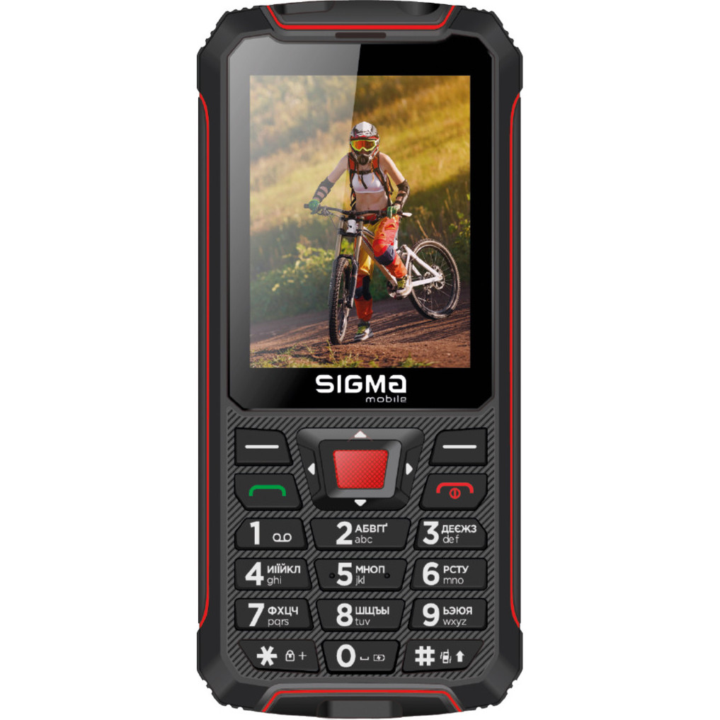 Sigma mobile X-treme PR68 Black-red - зображення 1